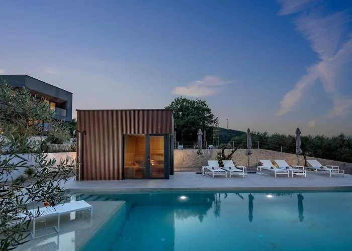 Vila Manatis Mit Pool Vrbnik (Primorje-Gorski Kotar)